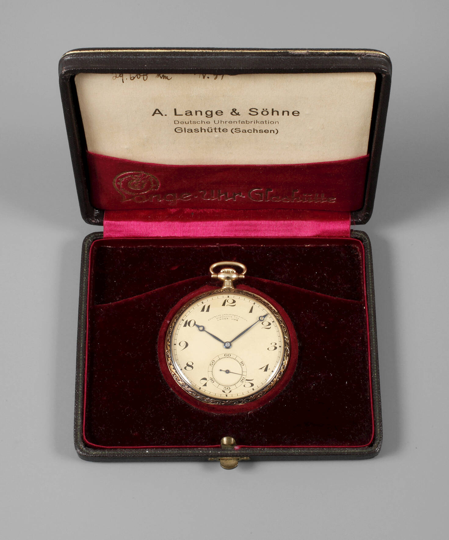 Hochfeine Taschenuhr A. Lange & Söhne