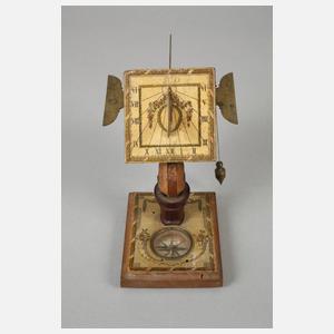 Seltene Würfelsonnenuhr David Beringer