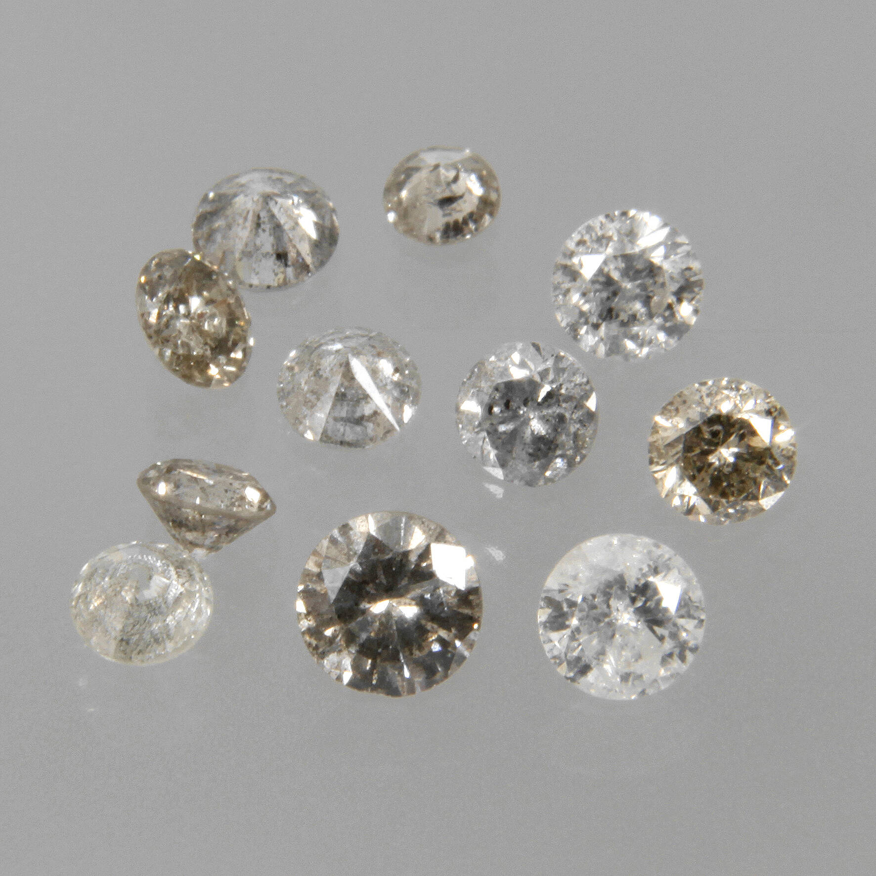 Konvolut Brillanten von zusammen 0,98ct