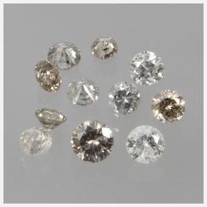 Konvolut Brillanten von zusammen 0,98ct