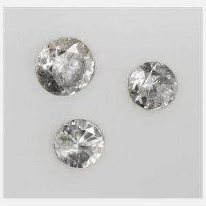 Konvolut Brillanten von zusammen 0,43 ct