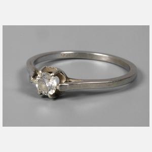 Damenring mit Brillant