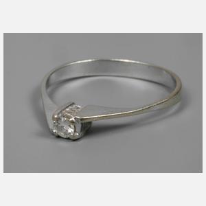 Solitärring mit Brillant
