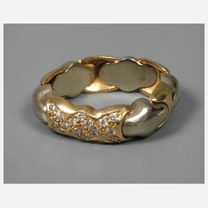 Gliederring mit Brillanten