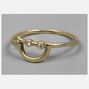 Damenring mit Brillanten