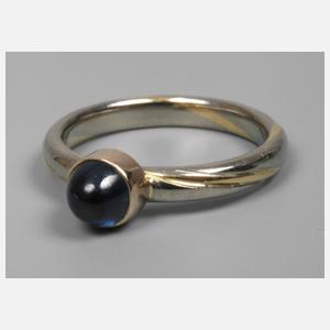 Damenring mit Saphir