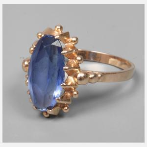 Damenring mit Steinbesatz