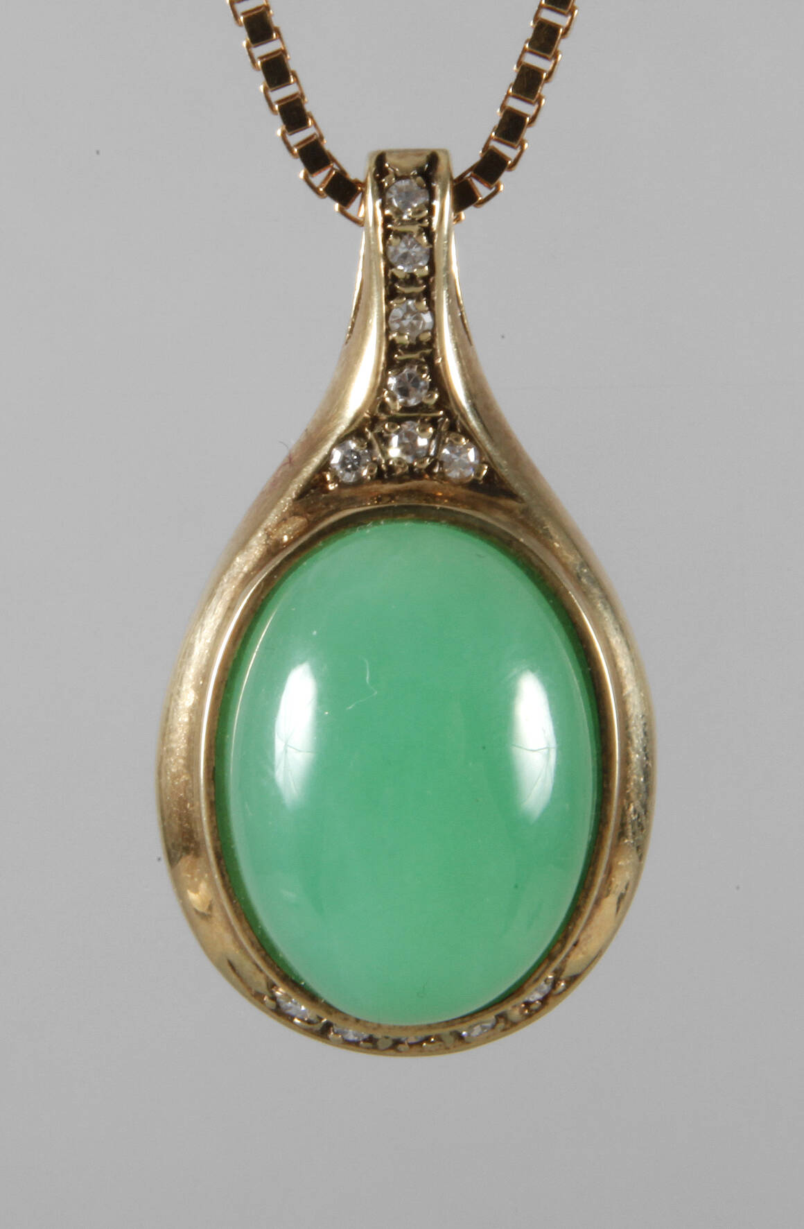 Anhänger mit Chrysopras