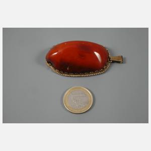 Großer Bernsteinanhänger