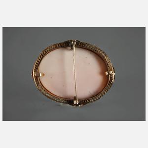 Brosche mit Kamee