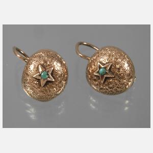 Paar Ohrhänger Historismus