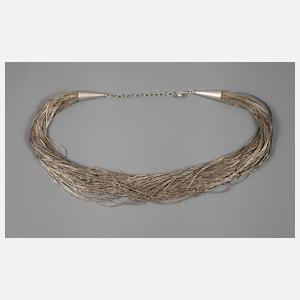 Mehrreihige Silberkette