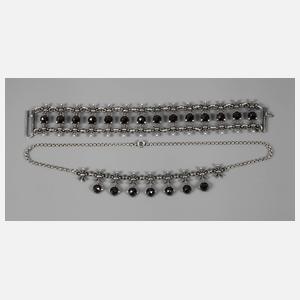 Schmuckset mit Granaten