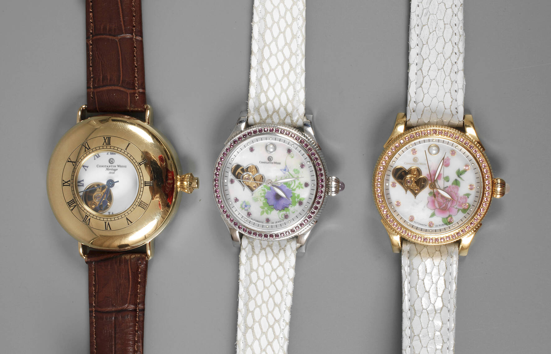 Drei Damenarmbanduhren Konstantin Weisz
