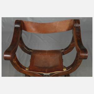 Paar Scherenstühle Renaissance