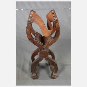 Paar Scherenstühle Renaissance