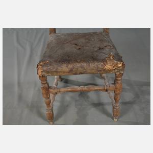 Stuhl aus Schloss Moritzburg bei Dresden