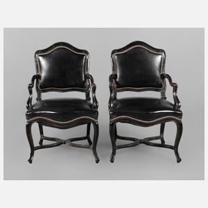 Paar Armlehnstühle Barock