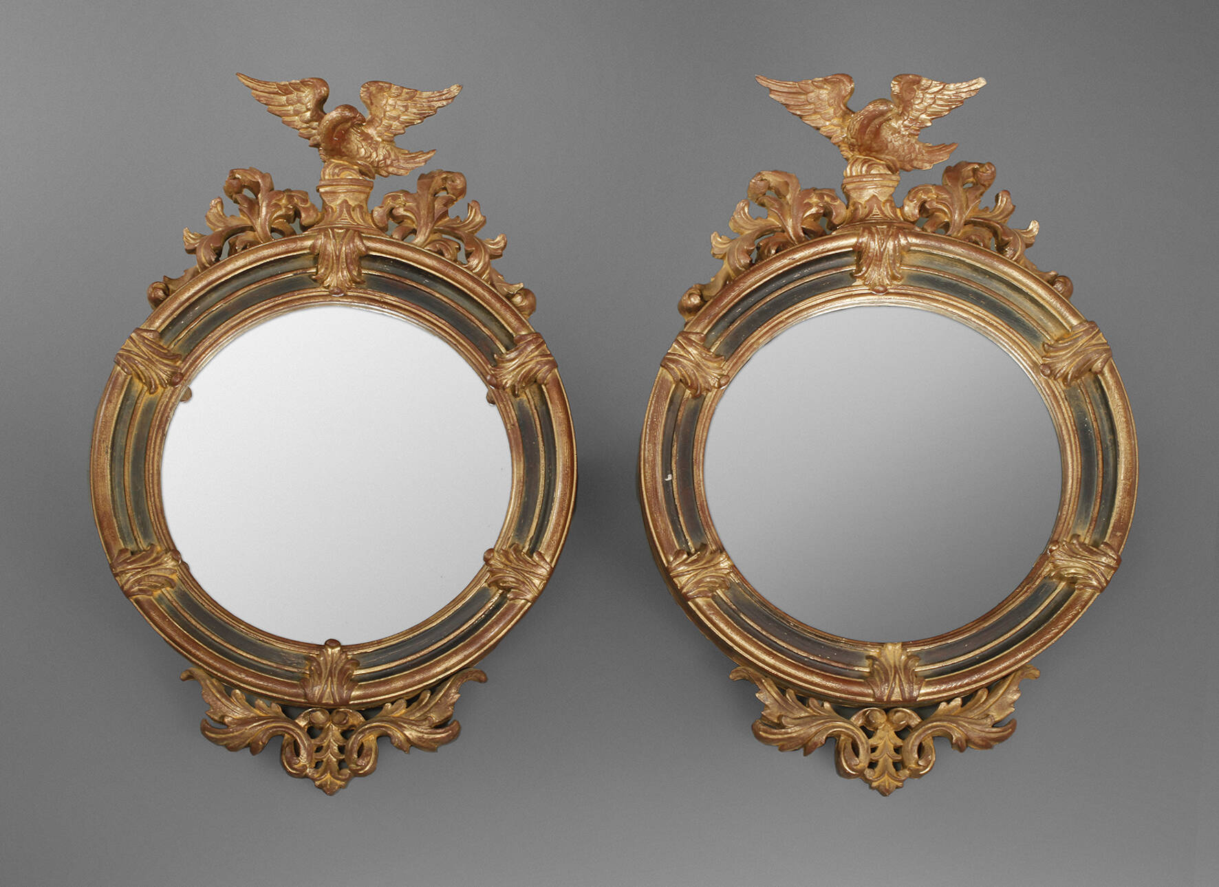 Paar Wandspiegel im Barockstil
