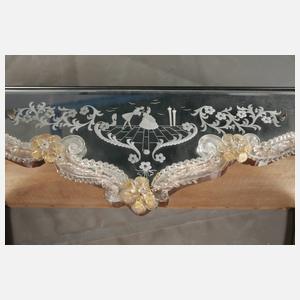 Wandspiegel mit Konsole