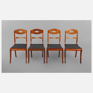 Vier Biedermeierstühle