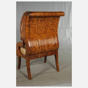 Imposanter Ohrensessel Biedermeier