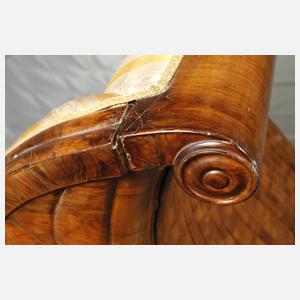 Imposanter Ohrensessel Biedermeier