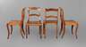 Vier Stühle Biedermeier