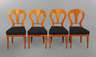Vier Biedermeierstühle