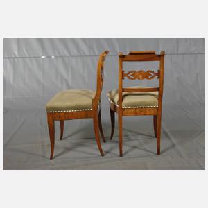 Sechs Stühle Biedermeier