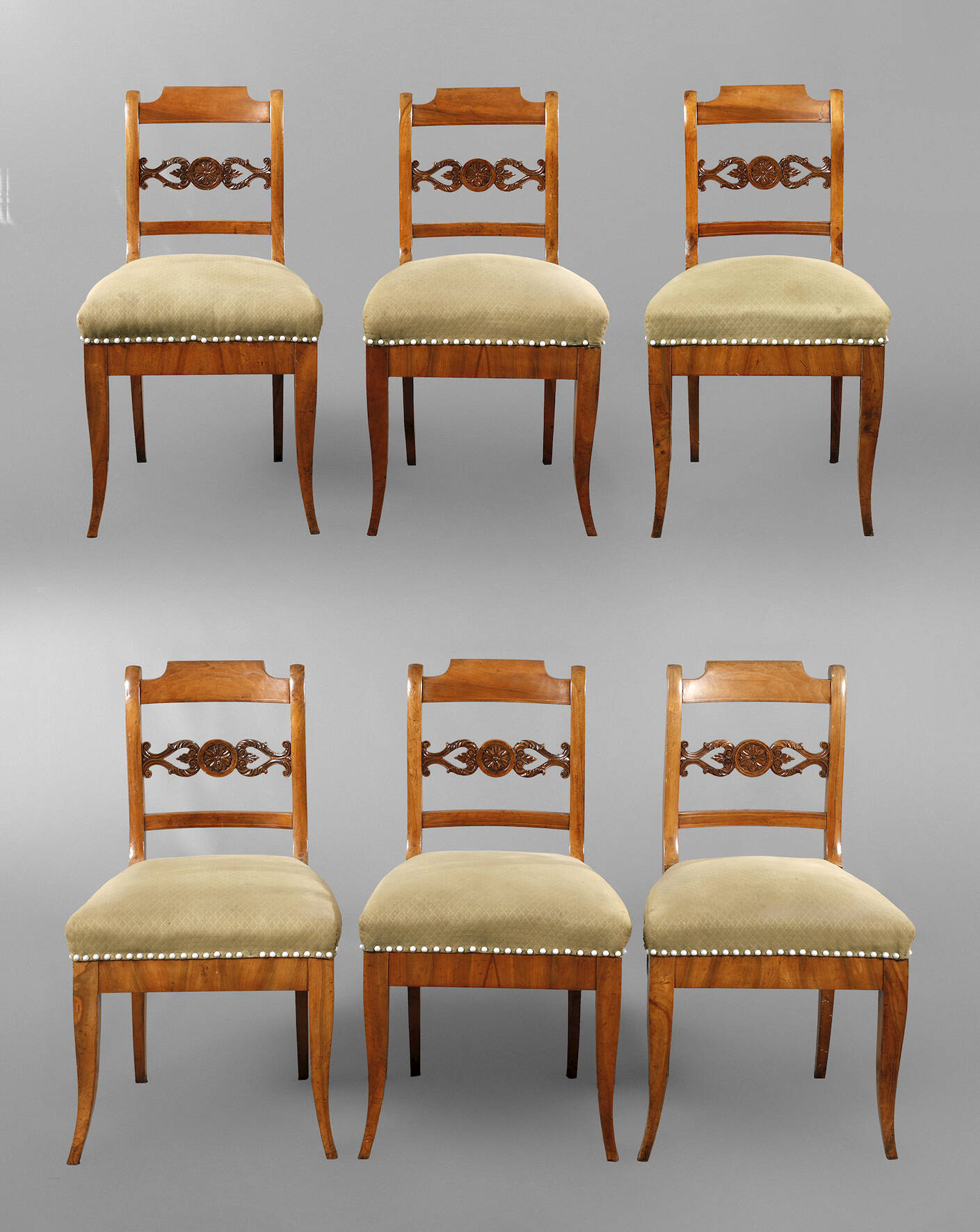 Sechs Stühle Biedermeier
