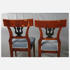 Vier Stühle Biedermeier