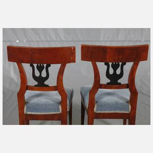 Vier Stühle Biedermeier