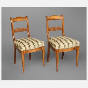 Paar Stühle Spätbiedermeier