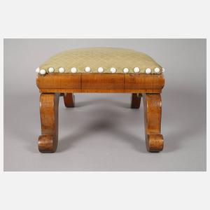 Fußschemel Biedermeier