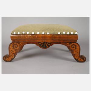 Fußschemel Biedermeier