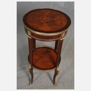 Paar intarsierte Beistelltische