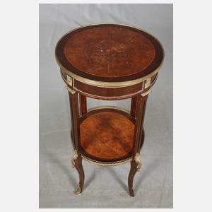 Paar intarsierte Beistelltische