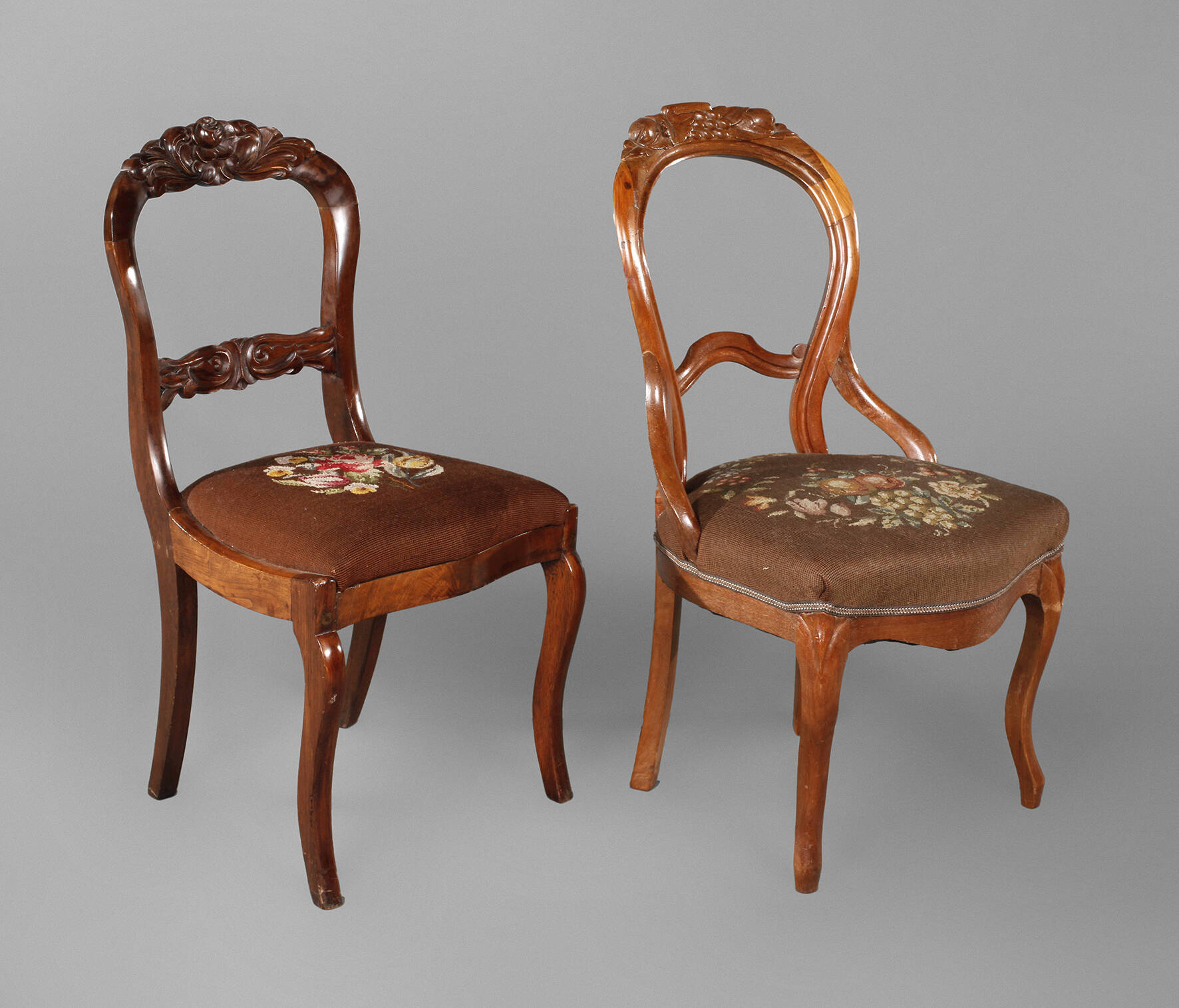 Zwei Stühle Louis Philippe