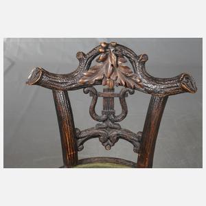 Stuhl aus einem Jagdzimmer