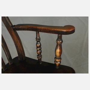 Vier Windsor Armlehnstühle