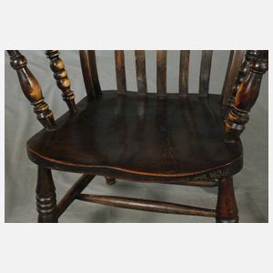 Vier Windsor Armlehnstühle