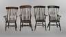 Vier Windsor Armlehnstühle
