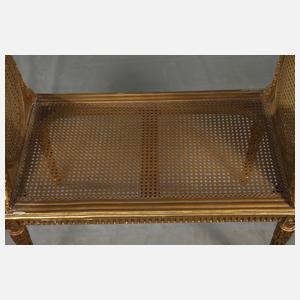 Neoklassizistische Sitzbank