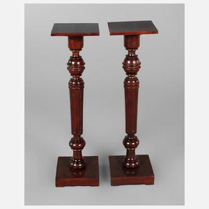 Paar Säulenpostamente Gründerzeit