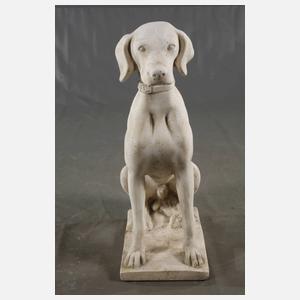 Gartenfigur Jagdhund