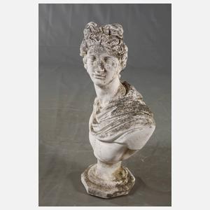Gartenfigur griechische Büste
