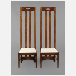 Charles Rennie Mackintosh, zwei Ingram Stühle