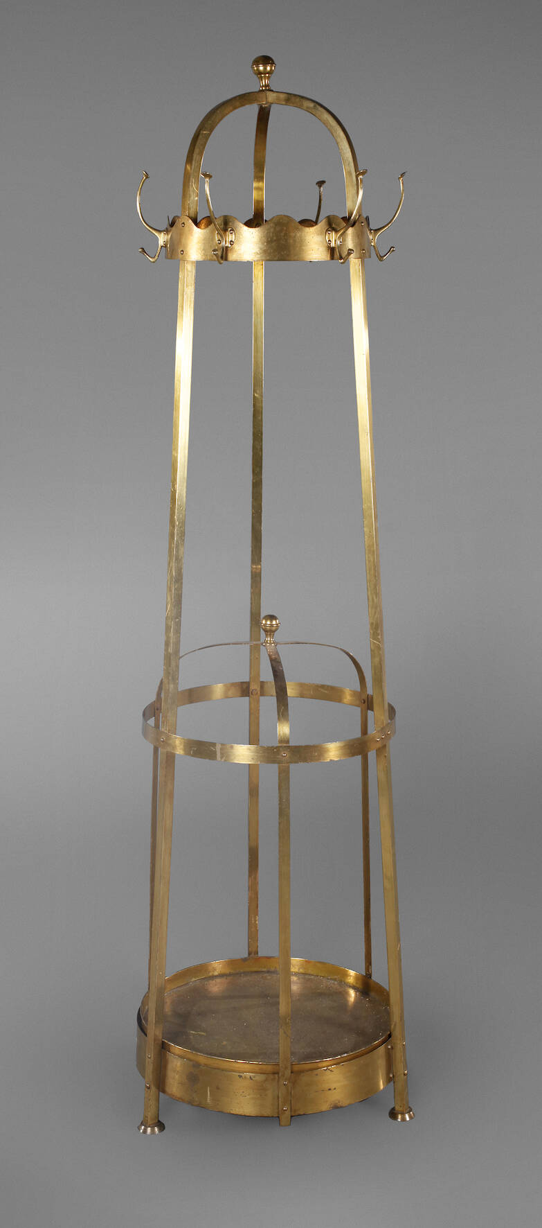 Standgarderobe Messing