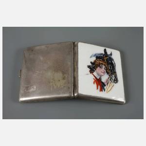 Zigarettenetui Emaille